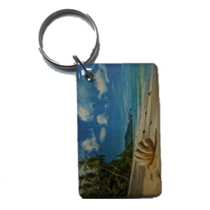 Заготовка ключа для домофона RFID мини-карта 'Пляж, дельфины' Заготовка ключа для домофона RFID мини-карта 'Пляж, дельфины'