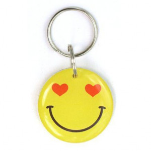 Заготовка ключа для домофона RFID мини-карта 'смайлик-сердечко' Заготовка ключа для домофона RFID мини-карта 'смайлик-сердечко'